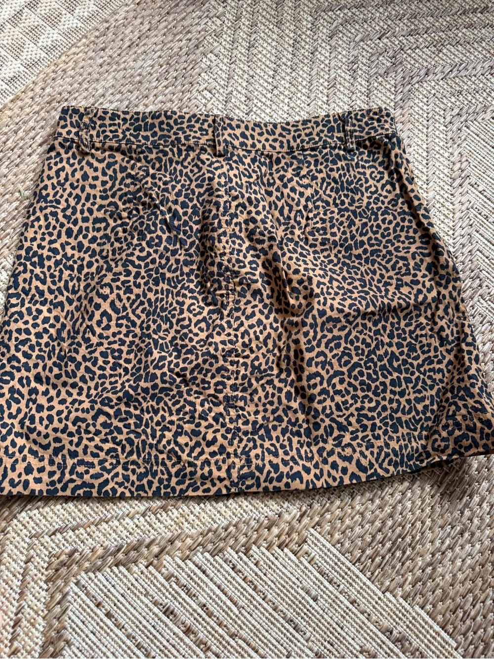 J. Crew Leopard Print Mini Skirt - Brown and Black